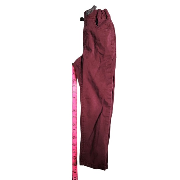 (B) Burgundy (5T) Boys Pants - Picture 2 of 7